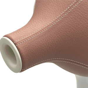 Iris Sur-mesure Miss Angele Cuir vieux rose detail 2